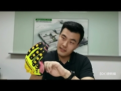 Hi Vis Green 4X44EP Crush Resistant Gloves / Heavy Duty Rigger Gloves