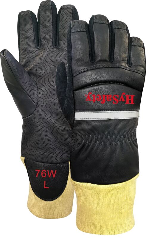 NFPA 1970 Firefighter Flame Resistant Gloves XXS - XXL Kangaroo skin with Kelvar wristlet
